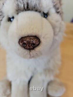 Vintage WEBKINZ Signature Timber Wolf Plush Stuffed Animal WKS1008