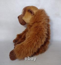 Vtg 19 Orangutan Monkey Plush Stuffed Animal Rust Brown Kids Preferred 1998