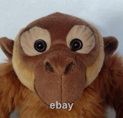 Vtg 19 Orangutan Monkey Plush Stuffed Animal Rust Brown Kids Preferred 1998