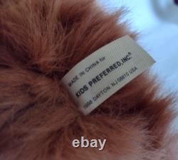 Vtg 19 Orangutan Monkey Plush Stuffed Animal Rust Brown Kids Preferred 1998