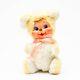 Vtg 1950's The Rushton Company Rubber Faced Teddy Bear Plush Doll Stuffed Animal