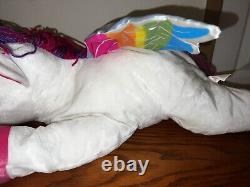 Vtg 90s Lisa Frank 22 SKYE Rainbow Pegasus Plush Stuffed Animal Horse RARE HTF