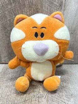 Vtg Blue's Clues Orange Kitten Cat 2000 Viacom Plush Stuffed Animal 6 RARE HTF