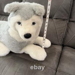 Vtg Douglas Cuddle Toys Husky Dog Plush Stuffed Animal HTF 38 Jumbo USA READ