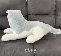 Vtg Douglas Cuddle Toys Husky Dog Plush Stuffed Animal HTF 38 Jumbo USA READ