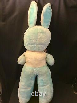 Vtg Easter Bunny Plastic/Rubber Baby Face Plush Rushton Knickerbocker