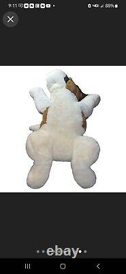 Vtg FAO Schwarz St Bernard Giant Plush Dog Jumbo Limited Ed 48 Rare