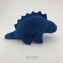 Vtg Manhattan Toy Blue Stegosaurus Dinosaur 1993 Velour Plush Stuffed Animal 15