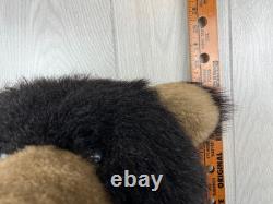 Vtg Mary Meyer GIANT 31 TEDDY BEAR Plush Brown Black Bear Stuffed Animal RARE