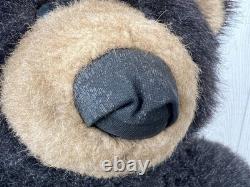 Vtg Mary Meyer GIANT 31 TEDDY BEAR Plush Brown Black Bear Stuffed Animal RARE