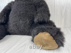 Vtg Mary Meyer GIANT 31 TEDDY BEAR Plush Brown Black Bear Stuffed Animal RARE