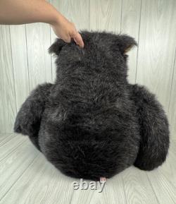 Vtg Mary Meyer GIANT 31 TEDDY BEAR Plush Brown Black Bear Stuffed Animal RARE