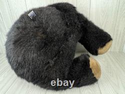 Vtg Mary Meyer GIANT 31 TEDDY BEAR Plush Brown Black Bear Stuffed Animal RARE