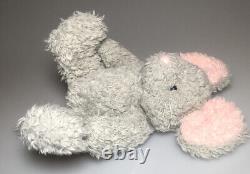 Vtg Plush Creations Mouse Stuffed Animal Gray Pink Whiskers Soft Toy Grey 8