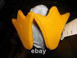 Vtg RUSHTON 13 Rubber Beak HAPPY Goose Duck Doll Stuffed Animal Plush Toy w Tag