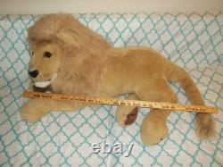 Vtg Rare 1990 Douglas Cuddle Toys Very Large Lion Plush Stuffed Animal