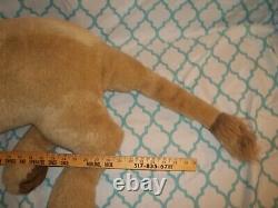Vtg Rare 1990 Douglas Cuddle Toys Very Large Lion Plush Stuffed Animal