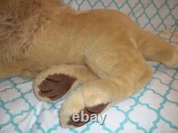 Vtg Rare 1990 Douglas Cuddle Toys Very Large Lion Plush Stuffed Animal