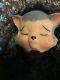 Vtg Small Knickerbocker Pouting Plush Doll, Rubber Face Animals Of Distinction