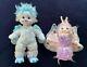 Wonder Whims Rare Vintage 1985 Feather & Butterly Boo Doll Plush Set Htf Clean