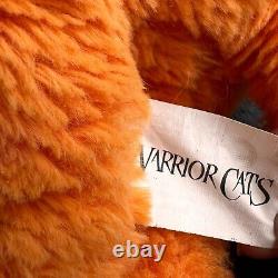 Warrior Cats Firestar Plush Stuffed Animal 2019 Warriors Book Orange Black Logo