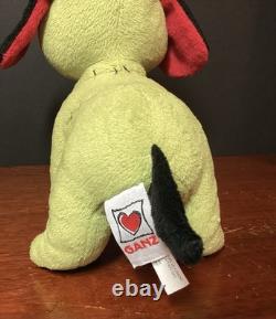 Webkinz GANZ Zombie Pup Plush has sewn in tags HM773 Halloween Dog no code RARE