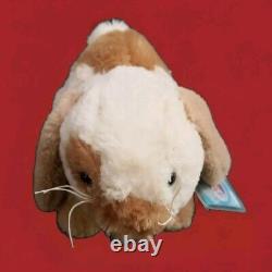 Webkinz Holland Lop Bunny Rabbit Plush Brown Cream Stuffed Animal HM632 withCode