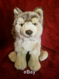 Webkinz Signature GANZ 12 Timber Wolf Plush Stuffed Animal WKS1008 US Seller