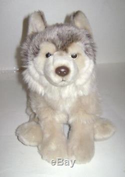 Webkinz Signature TIMBER WOLF WKS1008 by GANZ PLUSH STUFFED BEIGE GRAY RARE