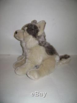 Webkinz Signature TIMBER WOLF WKS1008 by GANZ PLUSH STUFFED BEIGE GRAY RARE