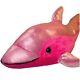 Wildlife Artists Inc Rare Hot Pink Metallic Dolphin Plush Stuffed Animal 15