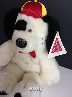 With Tag Vintage 1987 Dakin Dog Puppy Stuffed Animal Plush Toy Proppeller read