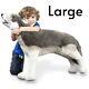 Wolf Plush Large Huge Stuffed Dog Giant Animal Realistic Kids Toy Soft Fur Real