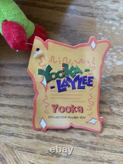 Yooka-Laylee Plush Fangamer Set with Magnetic Head Claws 9? & 5? Tall with Tags
