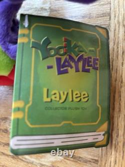 Yooka-Laylee Plush Fangamer Set with Magnetic Head Claws 9? & 5? Tall with Tags