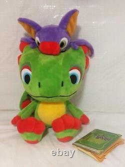 Yooka-Laylee Plush Set Magnetic Head Claws 9? & 5? Tall Official Fangamer Rare