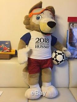 Zabivaka Wolf 150CM Soft Plush Gift Toy, FIFA World Cup 2018 Soccer Football